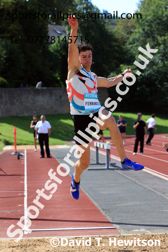 Decathlon long jump, 2025 EAP International Combined Events, Hexham, Northumberland.  Photo: David T. Hewitson/Sports for All Pics